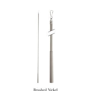 Willow Bloom Baton-Brushed Nickel
