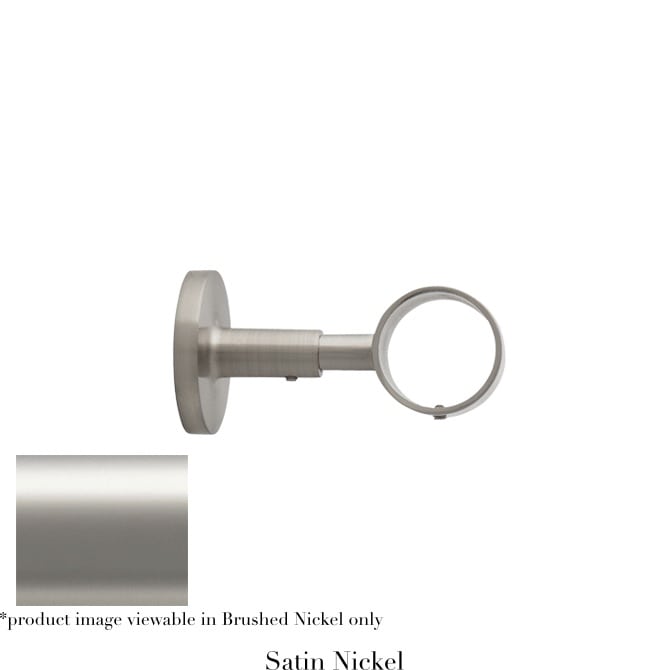 Willow Bloom Bracket-25inOrbital-Satin Nickel