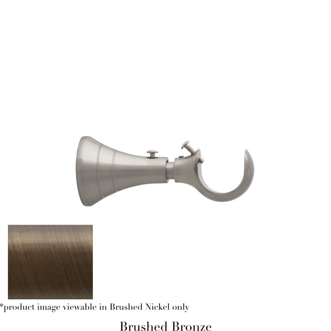 Willow Bloom Bracket-3.5-4.5inTurned-Brushed Bronze