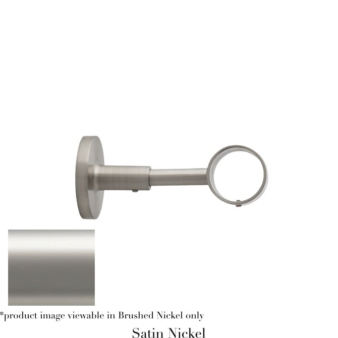 Willow Bloom Bracket-35inOrbital-Satin Nickel