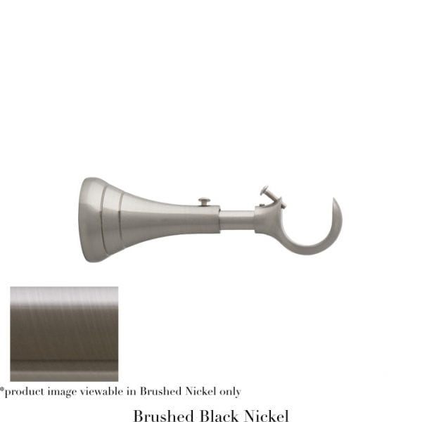 Willow Bloom Bracket-5-65inTurned-Brushed Black Nickel