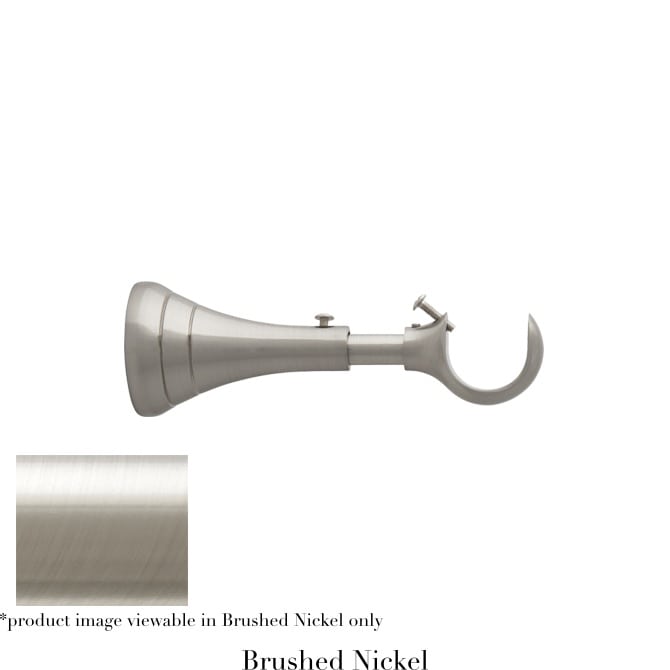 Willow Bloom Bracket-5-65inTurned-Brushed Nickel
