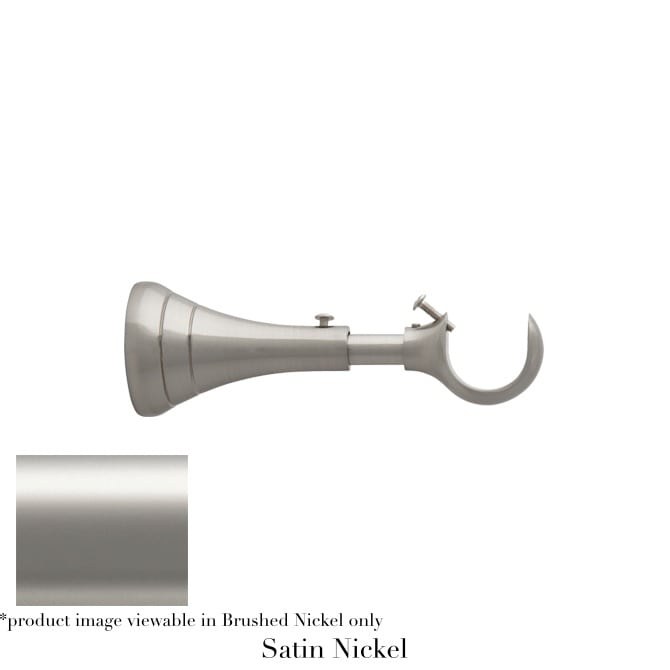 Willow Bloom Bracket-5-65inTurned-Satin Nickelpx