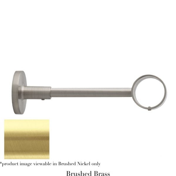 Willow Bloom Bracket-6inOrbital-Brushed Brass