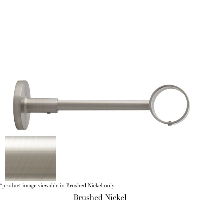 Willow Bloom Bracket-6inOrbital-Brushed Nickel