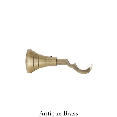 Willow Bloom Bracket-Bypass-Antique Brass