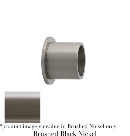 Willow Bloom Bracket-InsideMountforFixedPole-Brushed Black Nickel