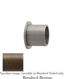 Willow Bloom Bracket-InsideMountforFixedPole-Brushed Bronze