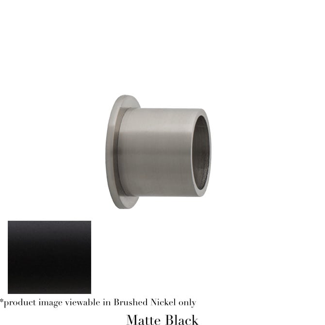 Willow Bloom Bracket-InsideMountforFixedPole-Matte Black