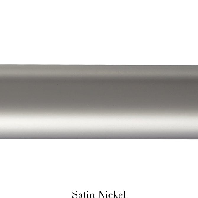 Willow Bloom Pole-Satin Nickel