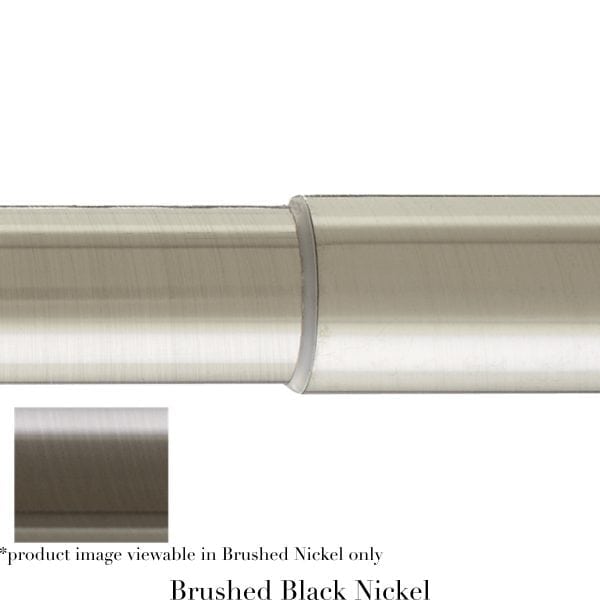 Willow Bloom Pole-Telescoping-Brushed Balck Nickel