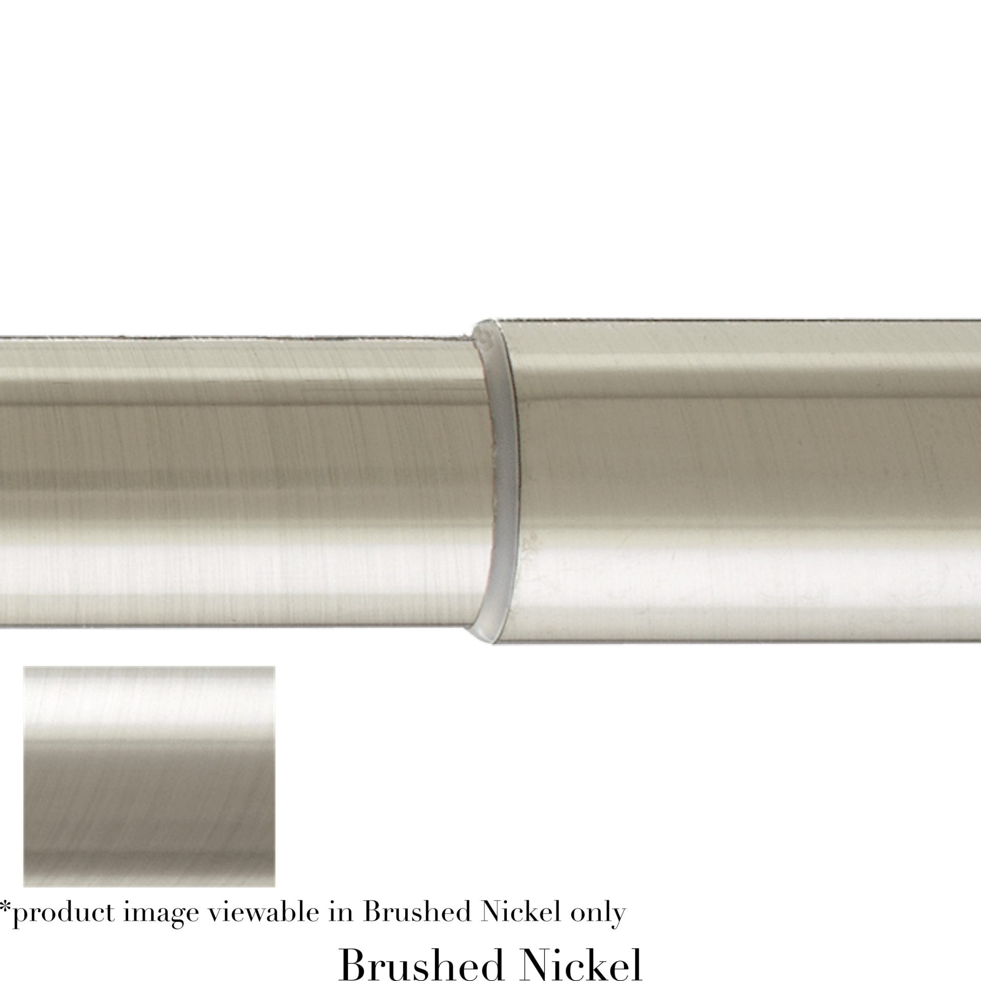 Willow Bloom Pole-Telescoping-Brushed Nickel