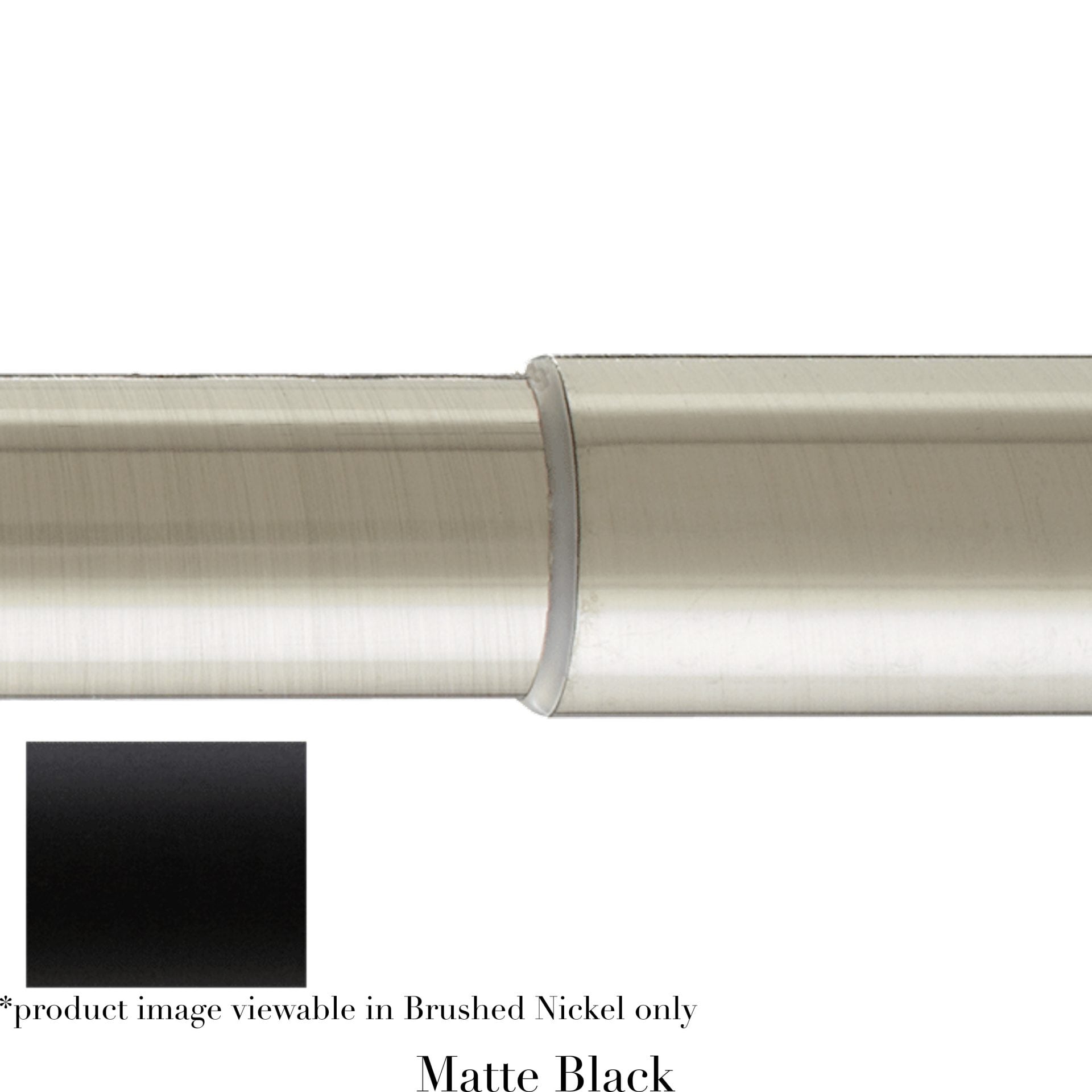 Willow Bloom Pole-Telescoping-Matte Black