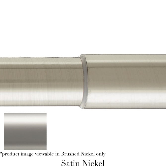 Willow Bloom Pole-Telescoping-Satin Nickel
