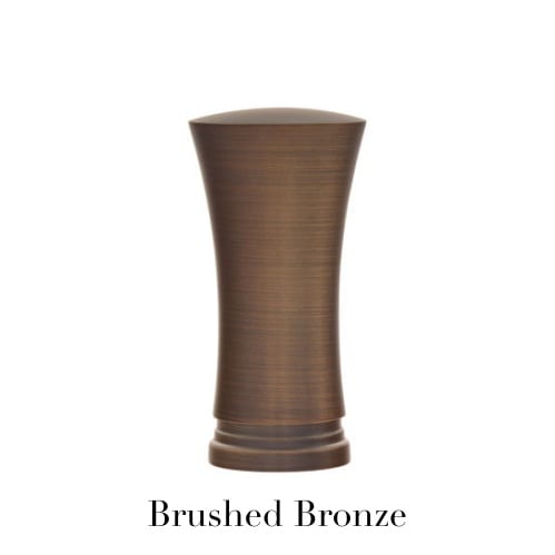 Willow Bloom Home Trumpet Finial - Brushed Bronze