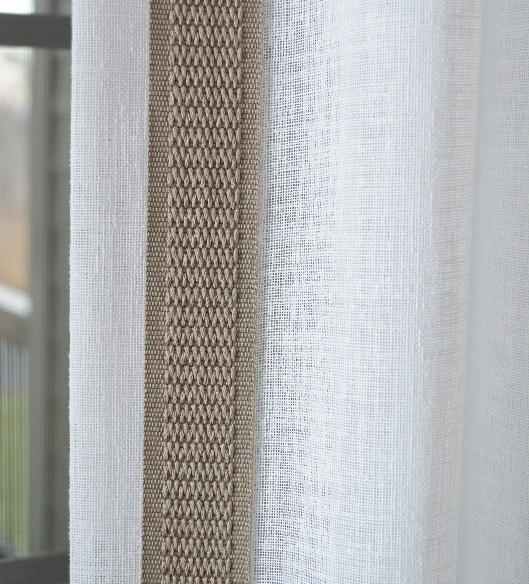 Sheer Crisp White Drapes - Image 3