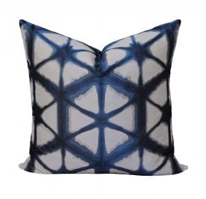 Willow Bloom Hex Indigo Pillow