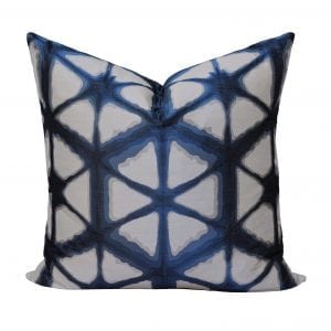 Willow Bloom Hex Indigo Pillow