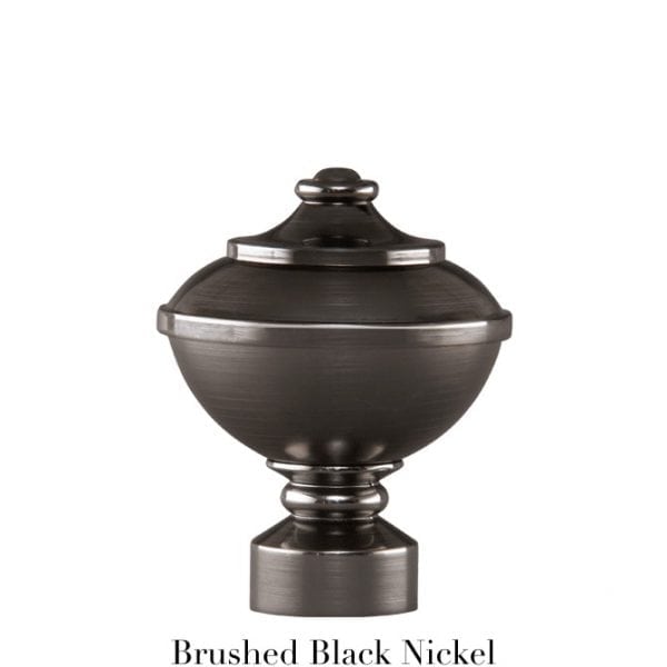 Willow Bloom Urn-Brushed Black Nickel