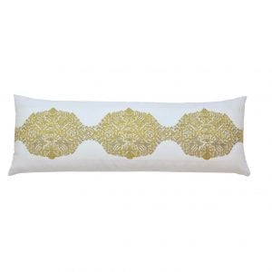 Willow Bloom Grain Saffron Lumbar Pillow