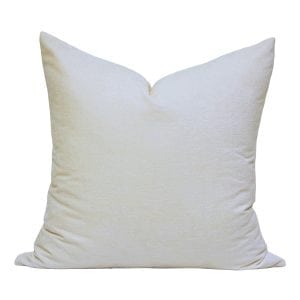 Willow Bloom Velvet Cream Pillow