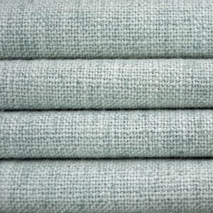 Willow Bloom Home Linen Aqua Roman Shade