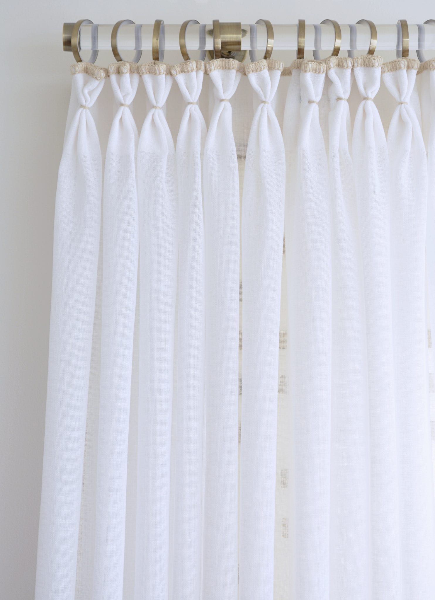 Sheer Crisp White Whipstitch Drapes – WillowBloomHome