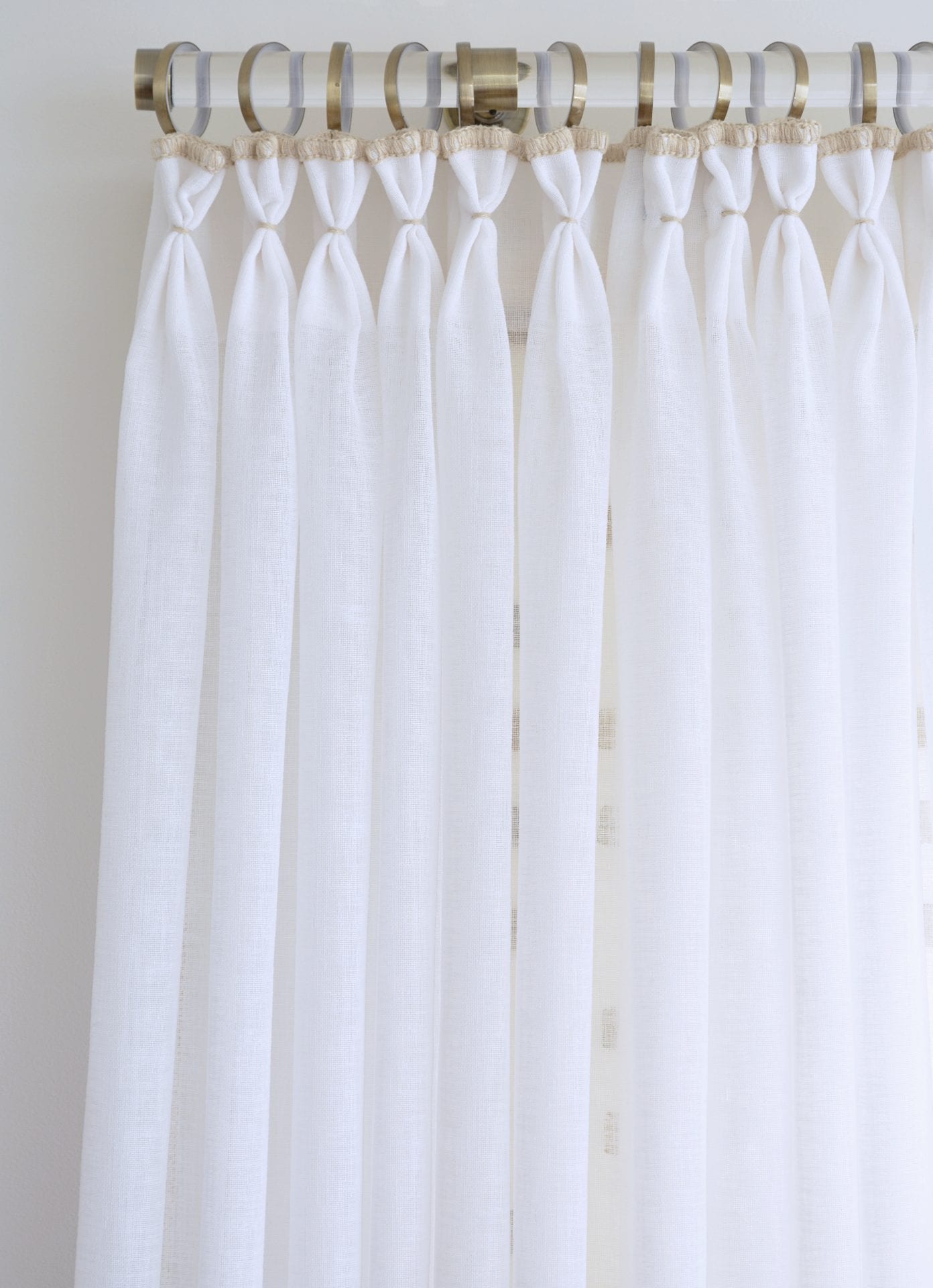Willow Bloom Home Sheer Whipstitch Drapes