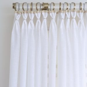 Willow Bloom Home Sheer Whipstitch Drapes