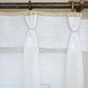 Willow Bloom Sheer Whipstitch Panel