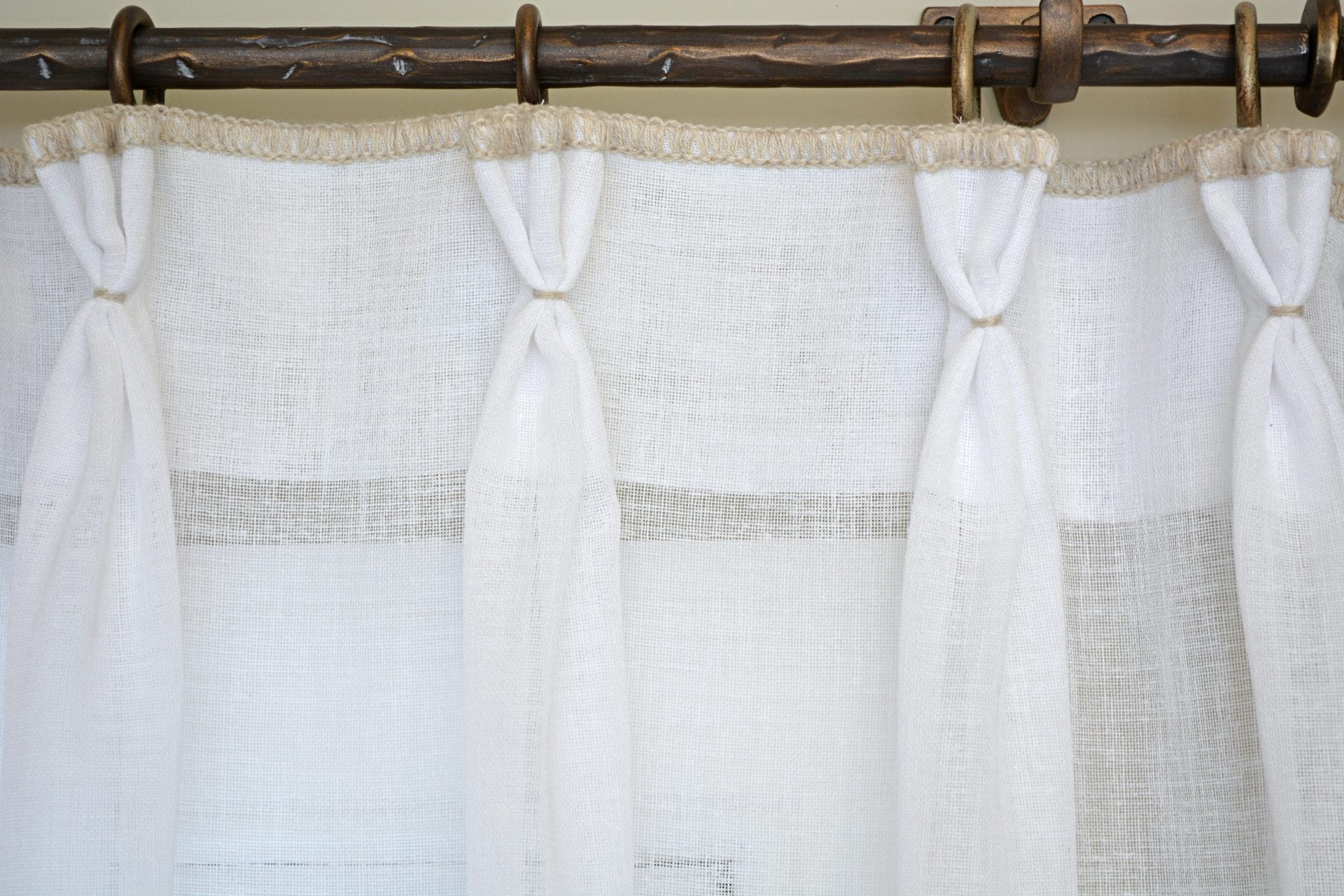 Willow Bloom Sheer Whipstitch Panel