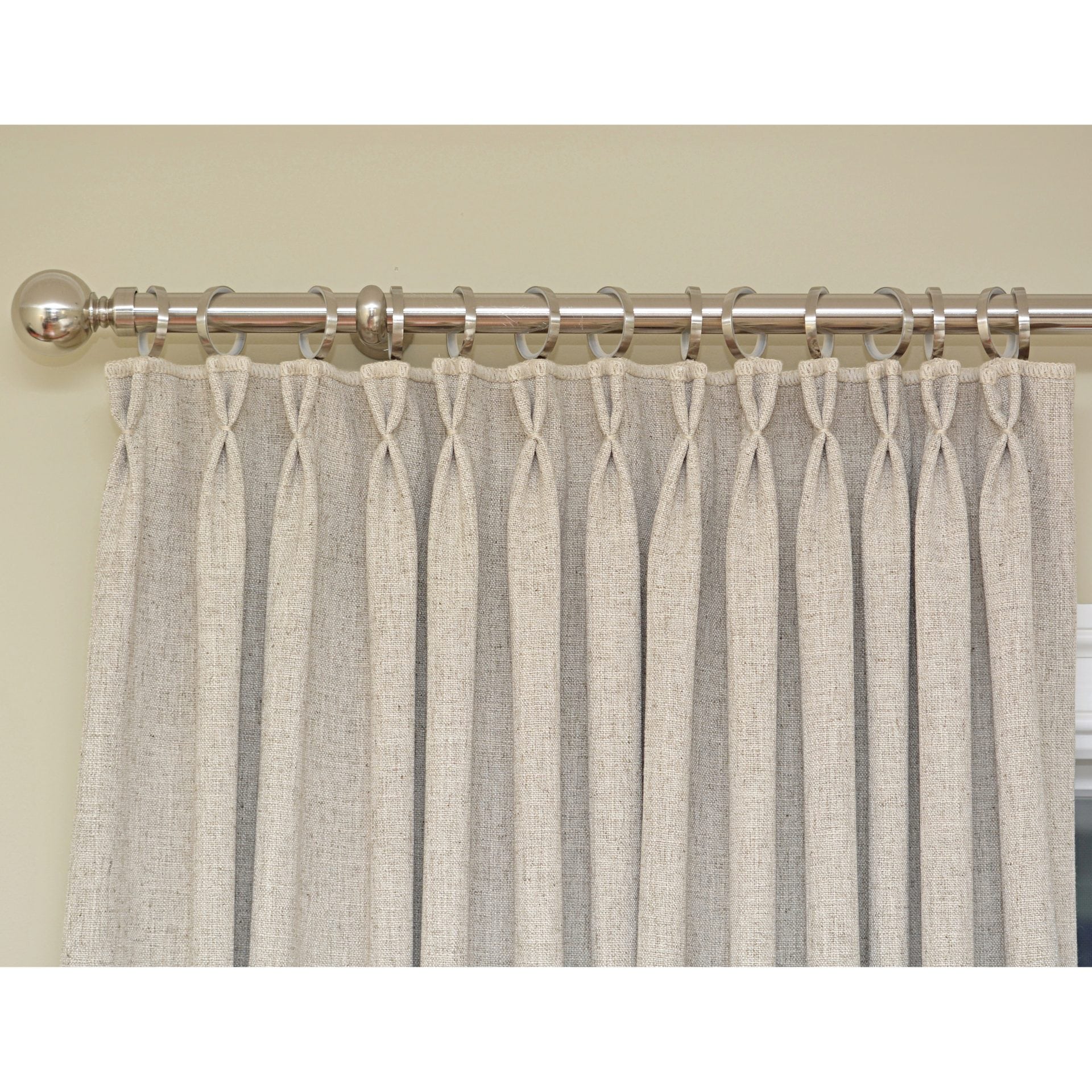 Willow Bloom Whipstitch Linen Sand Panel