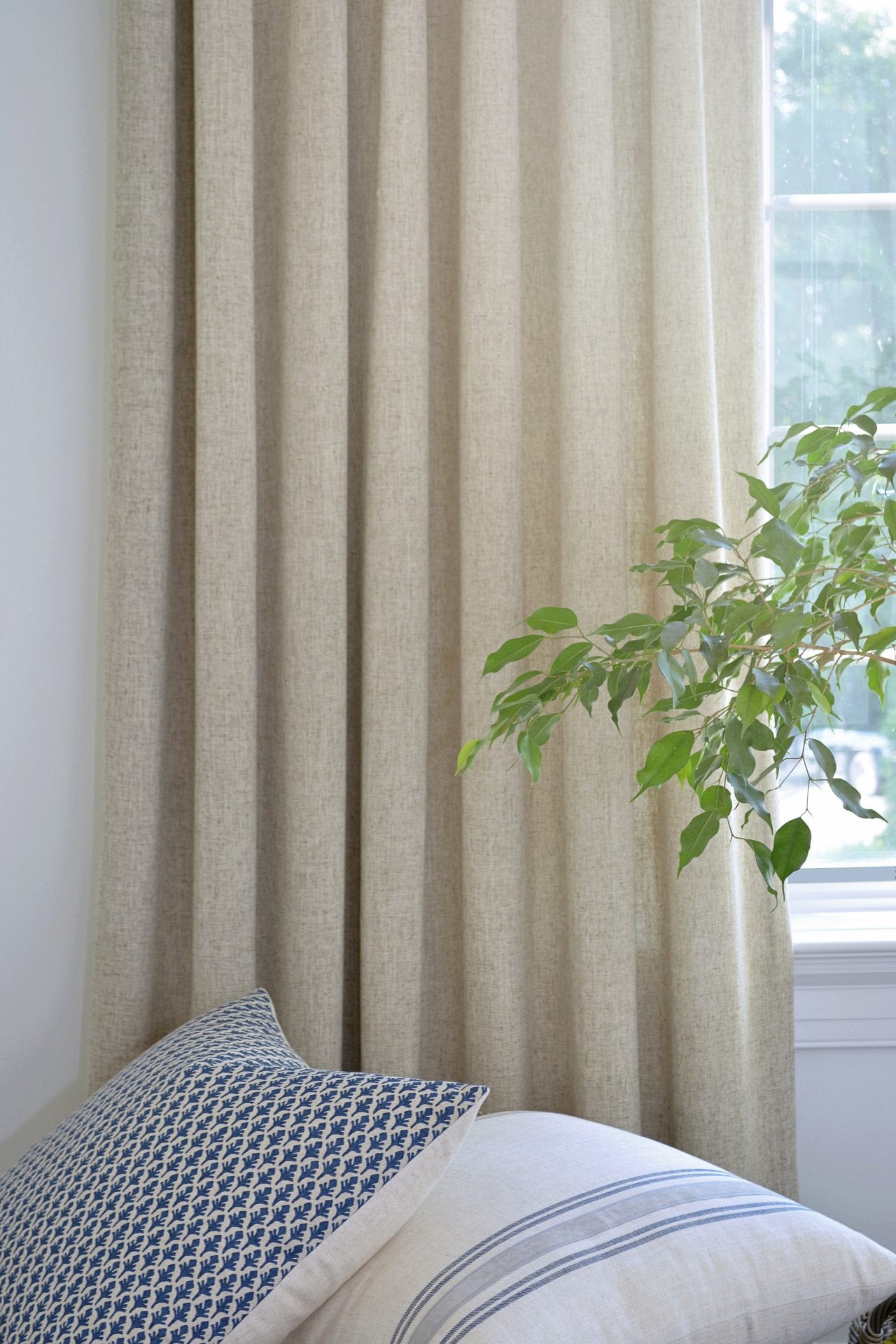 Linen Sand Drapes WillowBloomHome
