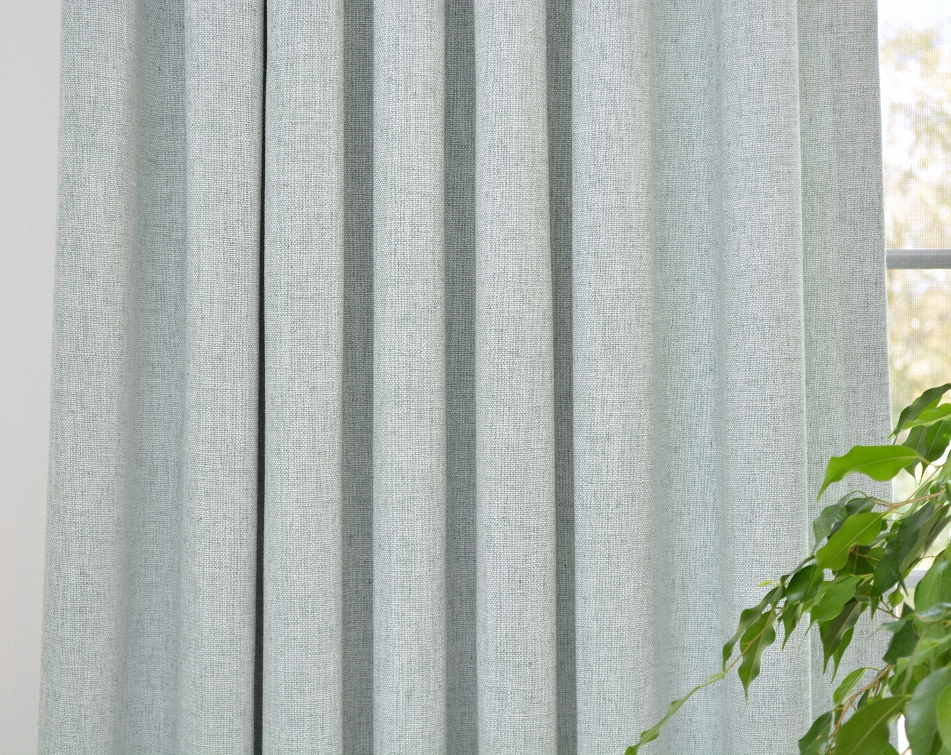 Willow Bloom Home Linen Aqua Drape