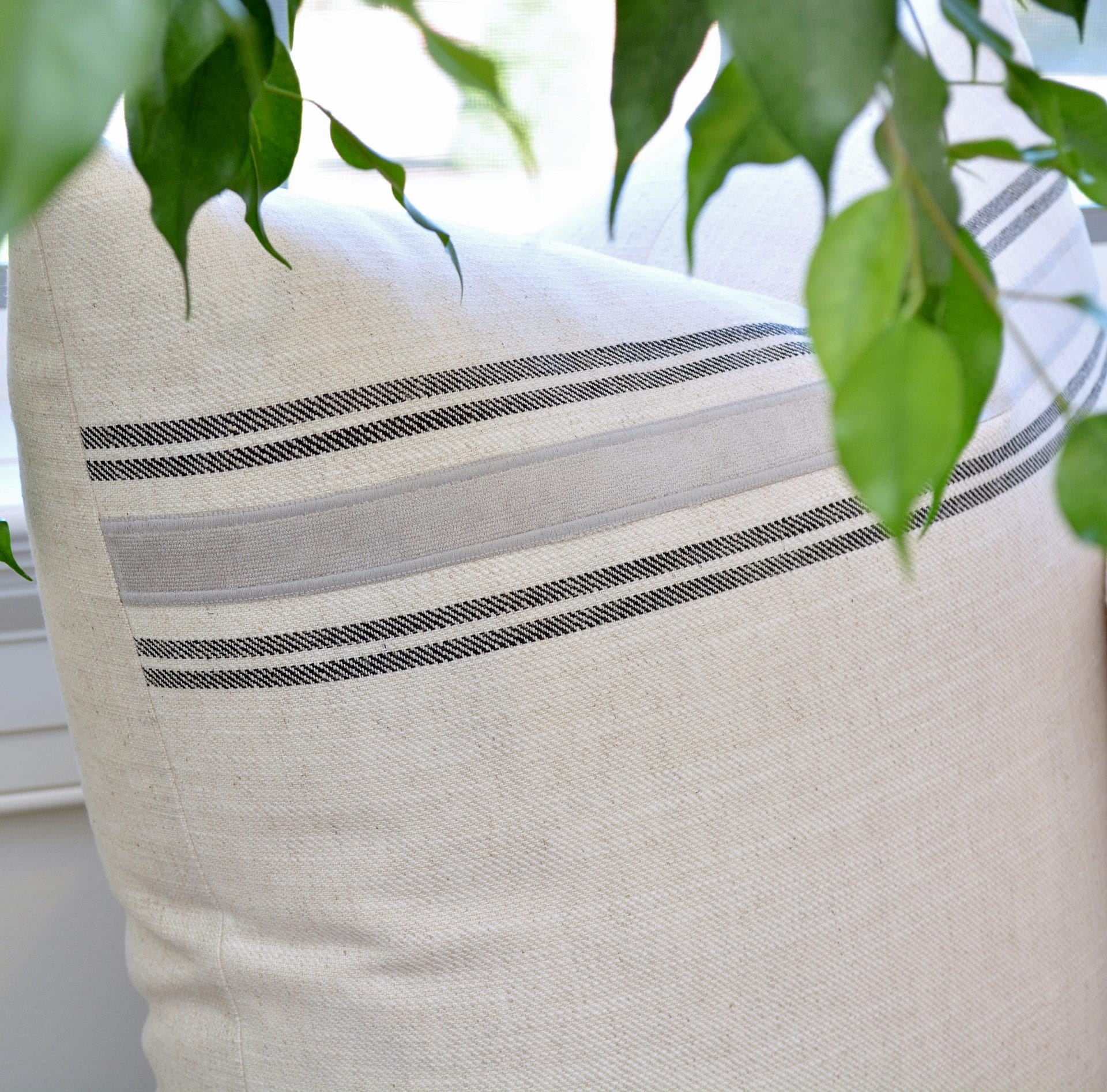 Willow Bloom Home Marlow Charcoal Pillow