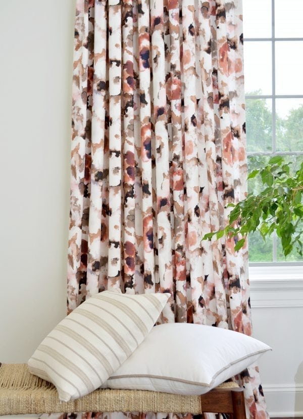 Willow Bloom Home Floral Splash Rosey Drapes