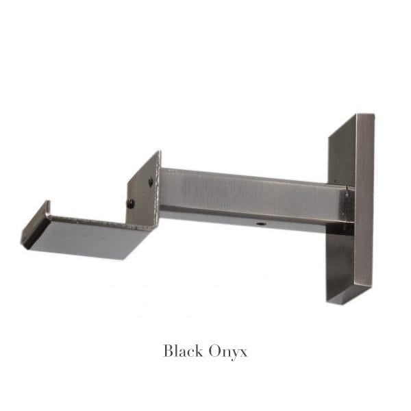 Willow Bloom Home 4 3/4" Bypass Bracket Black Onyx