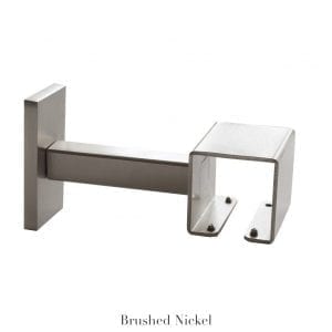 Willow Bloom Home 4 3/4 Projection Bracket Brushed Nickel