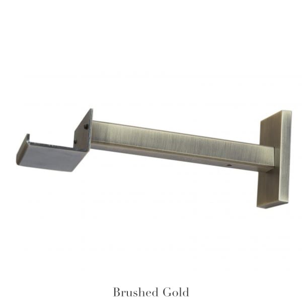 Willow Bloom Home 7" Bypass Bracket Brushed Gold