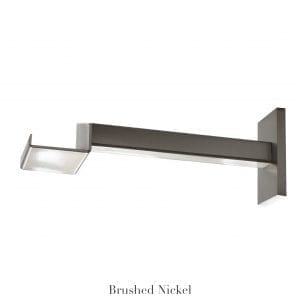 Willow Bloom Home 7" Bypass Bracket Brushed Nickel