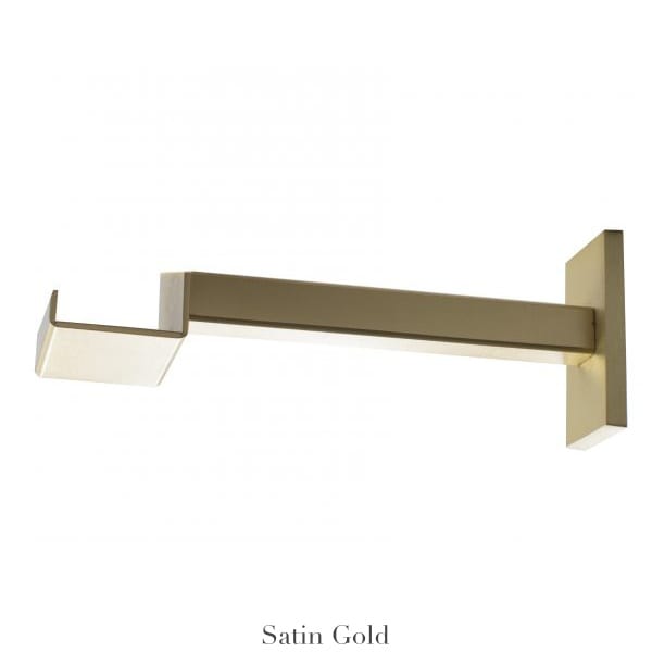 Willow Bloom Home 7" Bypass Bracket Satin Gold