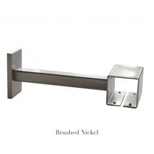 Willow Bloom Home 7 Projection Bracket Brushed Nickel