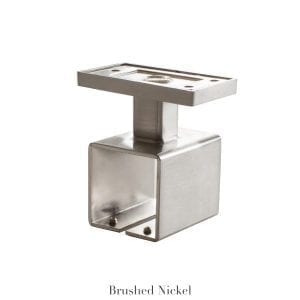 Willow Bloom Home Ceiling Bracket Brushed Nickel