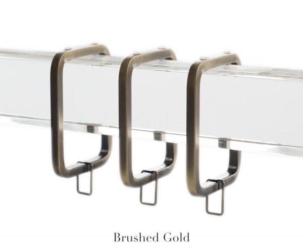 Willow Bloom Home Cube C-Ring Brushed Gold