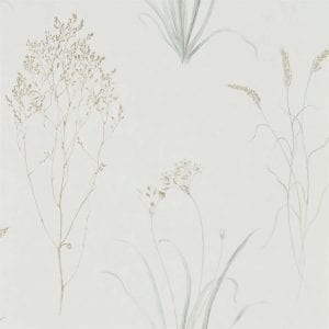 Willow Bloom Home Grasses Silver:Ivory Wallpaper
