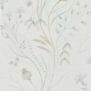 Harvest Silver:Chalk Wallpaper