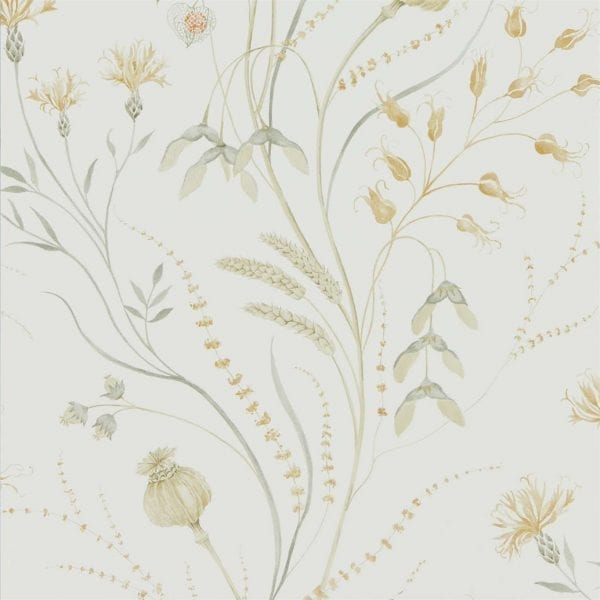 Willow Bloom Home Harvest Silver:Corn Wallpaper