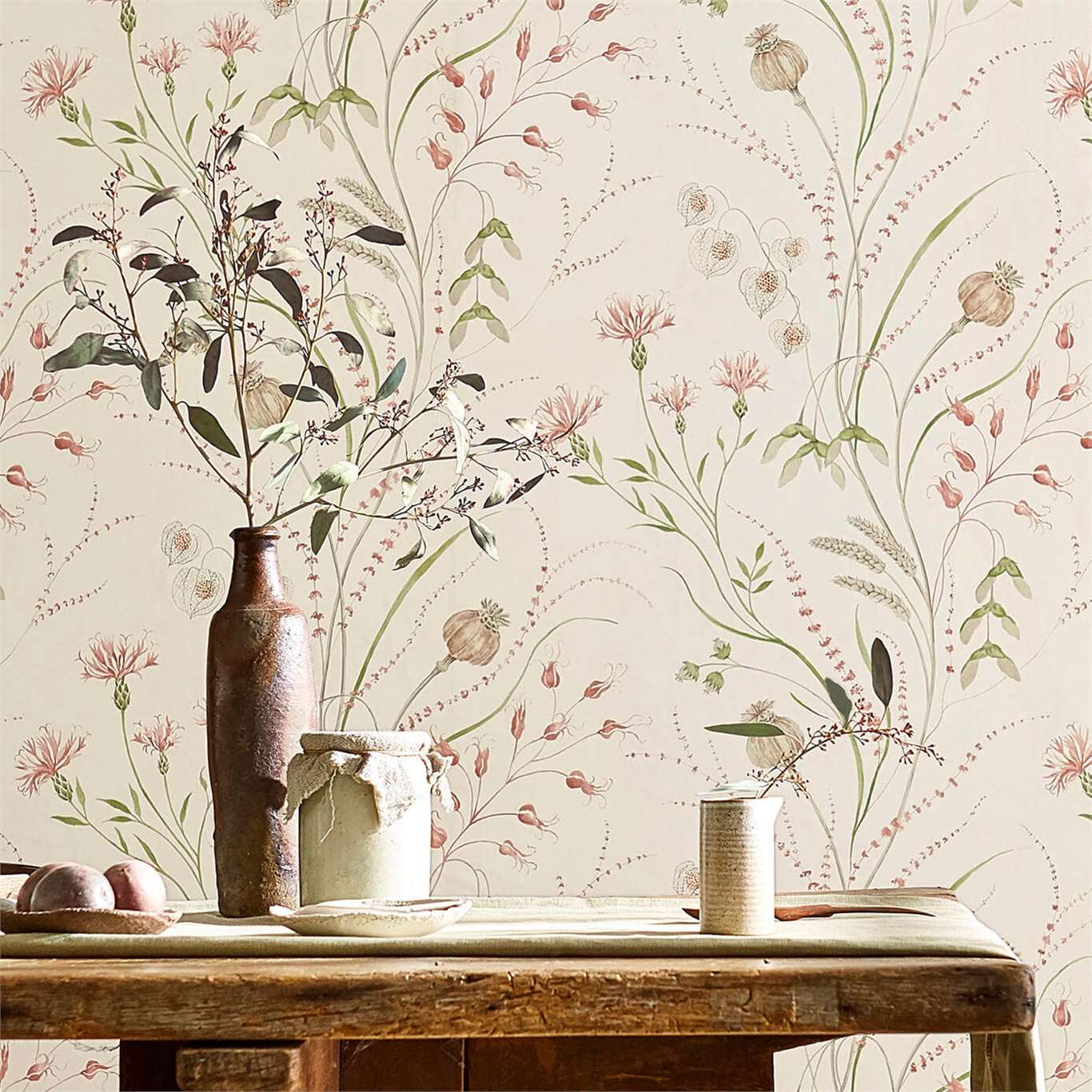Willow Bloom Home Harvest Wallpaper