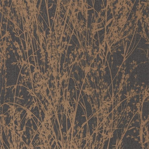 Willow Bloom Home Meadow Bronze:Charcoal Wallpaper