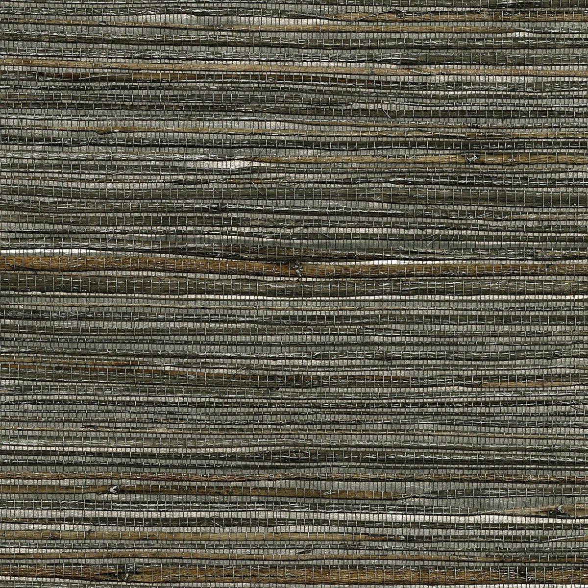 Willow Bloom Home Chatham Silver Grasscloth Wallpaper
